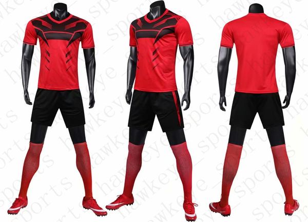 

new men's sports football uniform selling customized putuan training suit breathable 2019 short shirt 24561542, Black;yellow