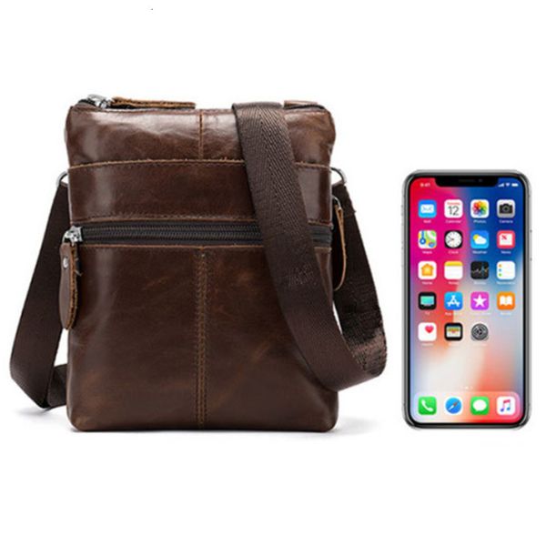 

new messenger bag men's shoulder genuine leather bags flap small male man crossbody bags for men natural leather bag bolsa