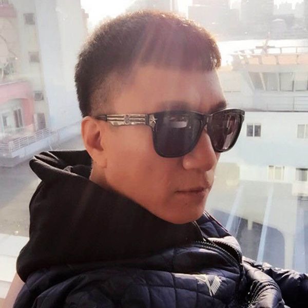 

trend роскошь пятиконечная звезда очки большие квадратные очки вождения очки мужчин и женщин моды пары, White;black