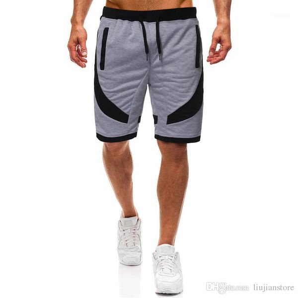 

мода конструктор сыпучие короткие штаны casual mens running relaxed брюки летние спортивные шорты обшитую панелями для mens, White;black