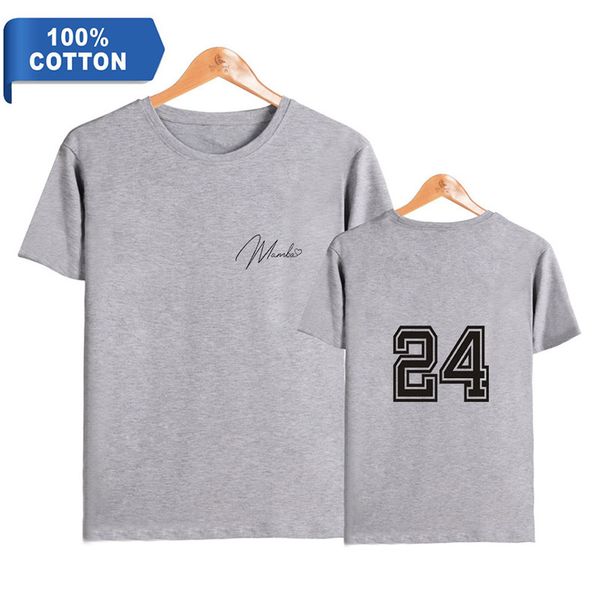 

мамба мужские футболки повседневный уличный стиль письмо печатные короткие рукава круглый вырез футболки мода мужские тройники, White;black