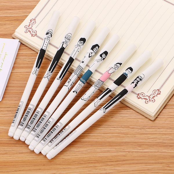 

py new pattern hand-painted expression neutral lovely fresh student stationery water pen minimalism office supplies signature
