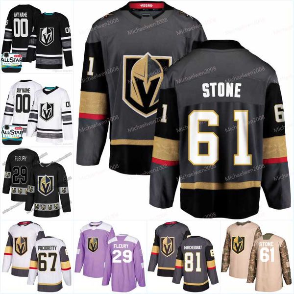 

61 Mark Stone Jersey Vegas Golden Knights 88 Nate Schmidt 92 Tomas Nosek 26 Paul Stastny 30 Zach Fucale 1 Dylan Ferguson Jerseys