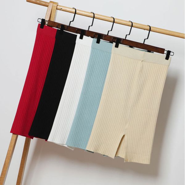 

2019 harajuku autumn women midi pencil skirt elastic high waist kintted bodycon women skirts outerwear high street jupe femme, Black