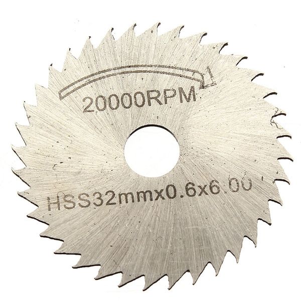 

promotion kits of 6 pcs hss saw blade circular drive decoupe dent for dremel rotary tool