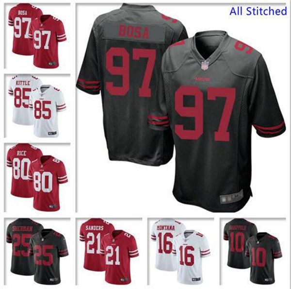stitched nick bosa jersey