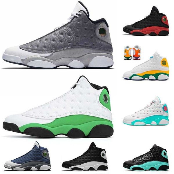 

jumpman flint 13 13s mens basketball shoes retro he got game soar pink lucky green size 13 women trainers sneakers