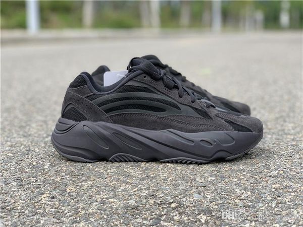 

2019 authentic 700 v2 vanta fu6684 wave runner kanye west black 3m reflective mens woman running shoes sports sneakers with box