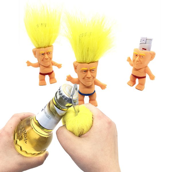 3 15 Inch Action Character Doll Long Hair Troll Doll Little Goblin