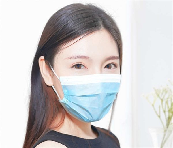 

пылезащитный 3 layer mask оптовая ear hook пояса эластичная синей доставка