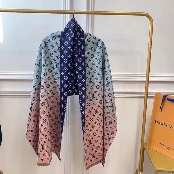 

2020fashionable sells female scarf shawl warm luxurious female autumn winter scarf is the good collocation of air conditioning room, Blue;gray