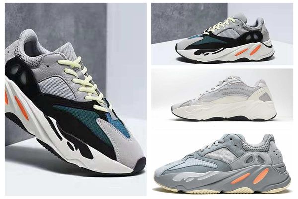 

700s wave runner mauve inertia running shoes with kanye west designer shoes men women 700 v2 static sports seankers size 36-45