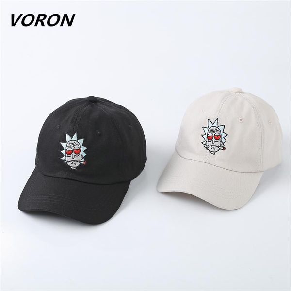 

the new us animation rick caps dad hat rick and morty hats adjustable casquette cotton baseball cap bone snapback, Blue;gray