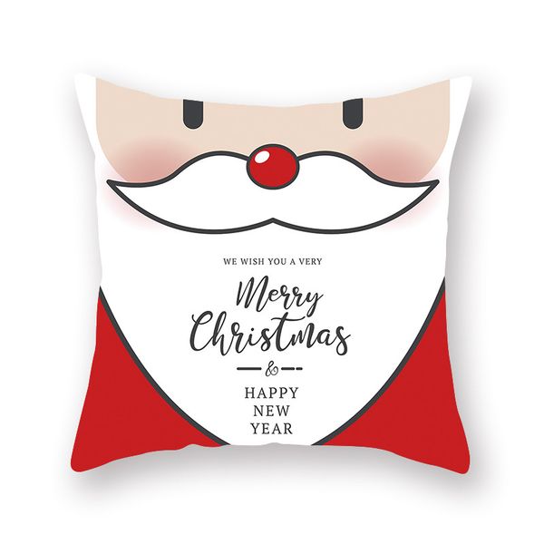 

christmas pillowcase cushion cover seat 45*45cm sofa home house car cushion square case decorative pillows cover xs-19xmas3