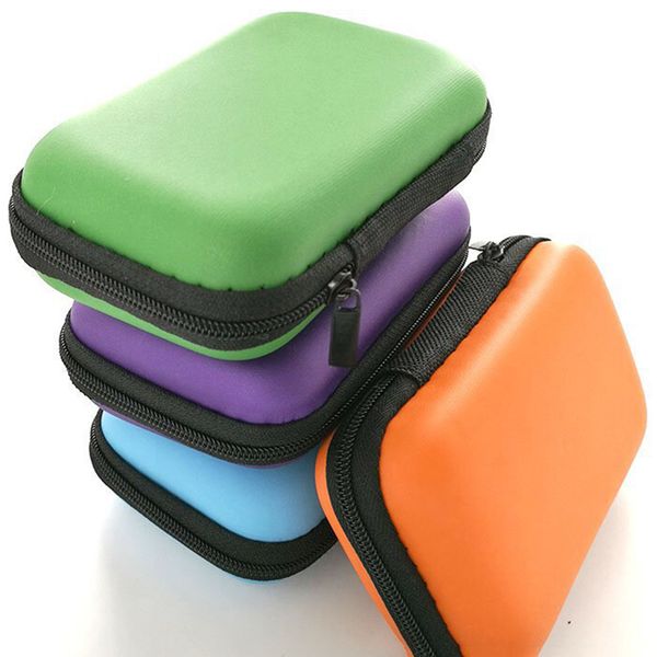 

headphone data cable storage case charger power bank rectangular box eva zipper bag pocket pouch