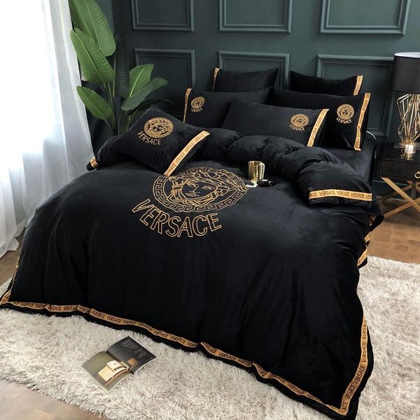 

new coming bedding set 4 pieces special pattern style reactive printing duvet cover pillowcase bedsheet home decoration