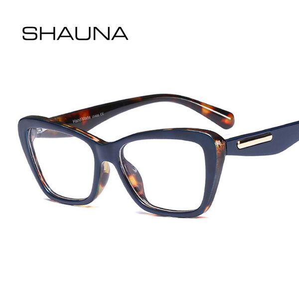 

shauna spring hinge retro cat eye eyeglasses frame women resin lens optical glasses, Silver
