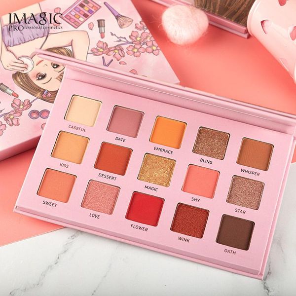 

15 color eye shadow makeup palette baked shimmer waterproof eye shadow plate powder maeyeshadow cosmetic beauty makeup