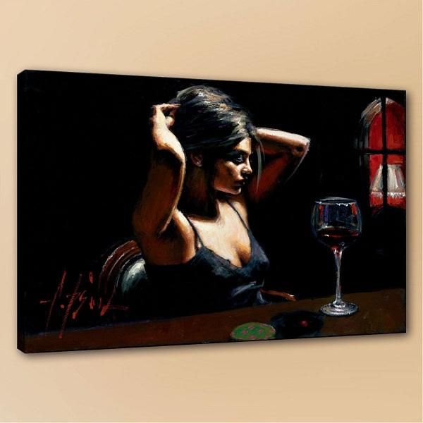 

fabian perez the dark room ii handpainted & hd print famous portrait art oil painting on canvas multi sizes p182
