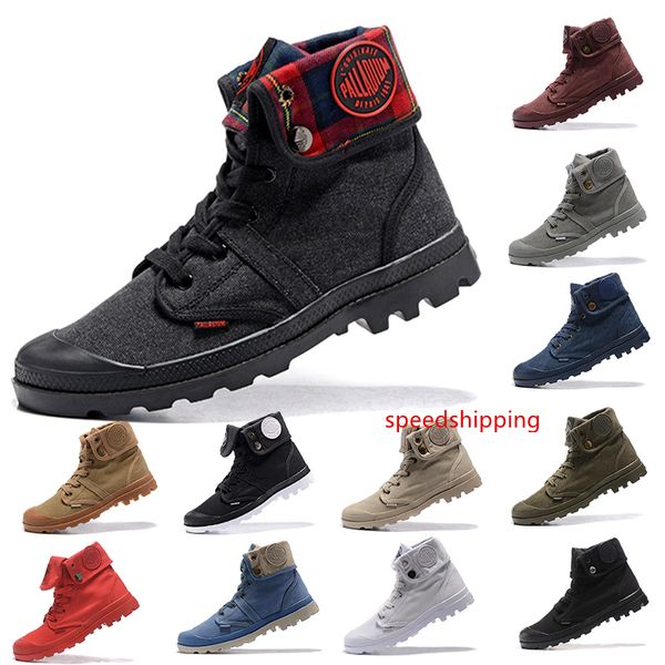 

оптовая продажа палладий холст сапоги обувь мужская женская военная обувь пара высокий топ лодыжки открытый сапоги досуг ковбой повседневная