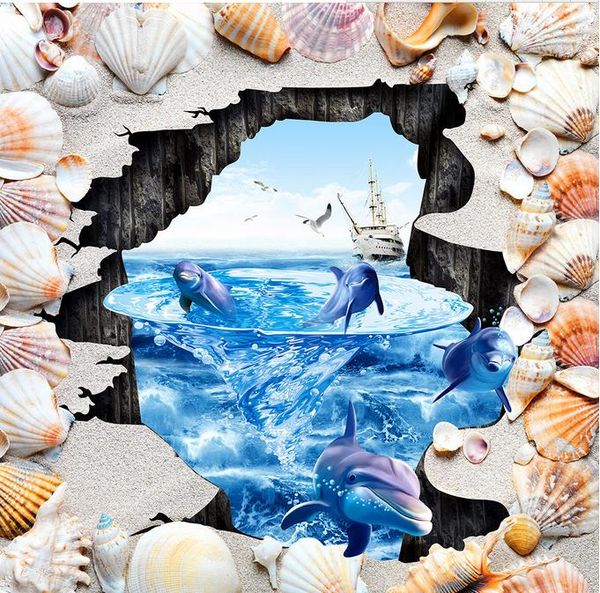 

scopicoceancustom floor wallpaper 3d stereo world swirl 3d floor mural pvc self-adhesive wallpaper decor