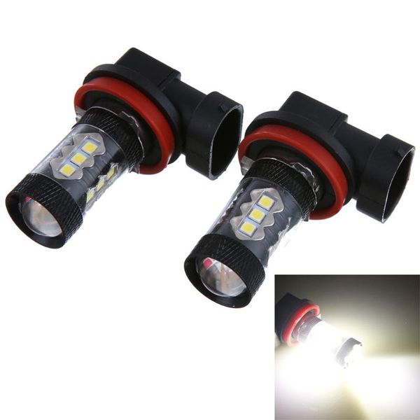 

2pcs h11/h8 6500k 80w car fog lights replacement high power drl lamp led fog light bulb daytime running lights #h