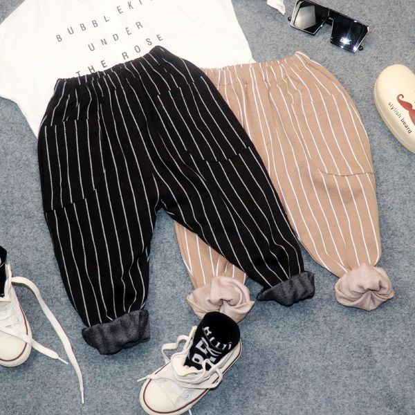 

only pant 1pc 90-140cm height new 2019 autumn boys striped pants children spring autumn pant boys trousers, Blue