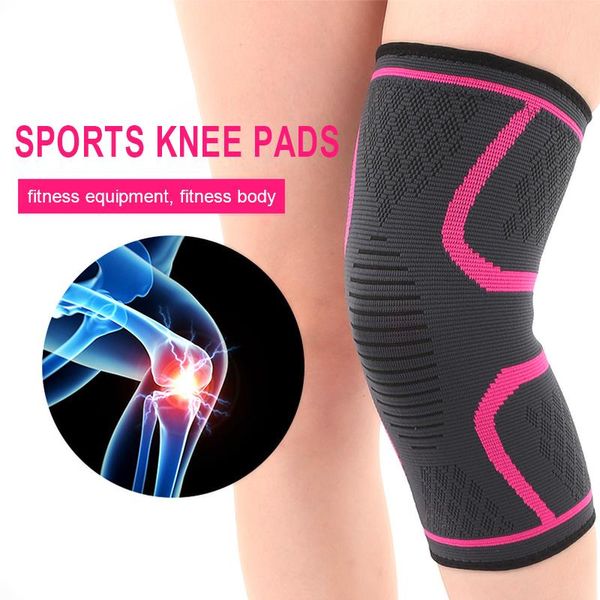 

knee pad durable breathable nylon 3 color compression sleeve joint pain keep warm riding fitness knee brace basketball, Black;gray