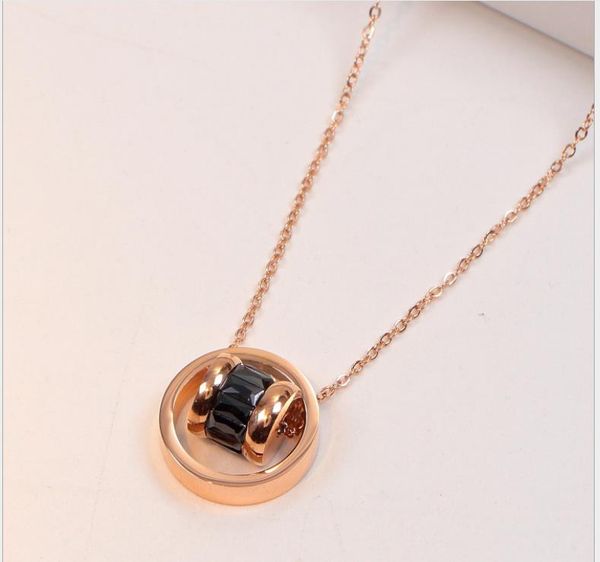 

japanese and korean version of the sleek minimalist black diamond short chain female necklace with accessories wild clavicle, Silver