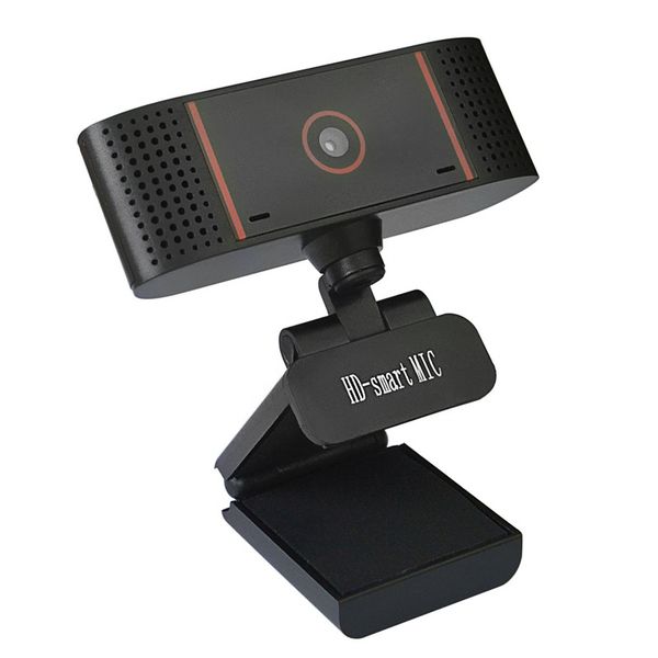 

a4 led web camera usb webcam 360 degree mic clip-on web cam for youtube computer pc lapnotebook camera black
