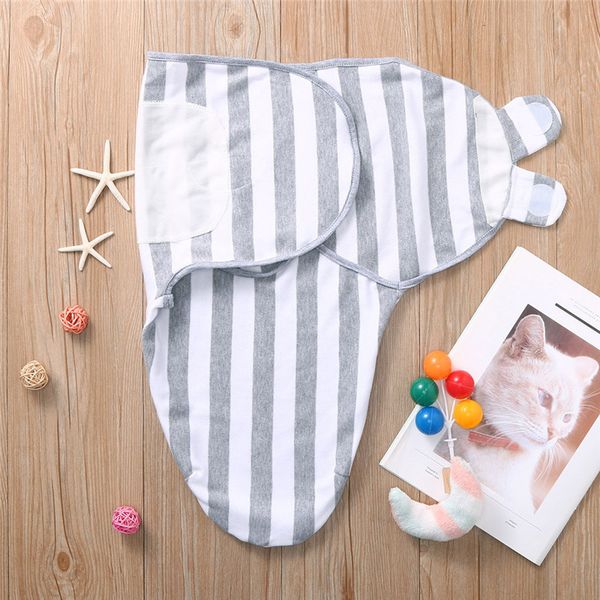

baby sleeping bag newborn envelope cocoon wrap swaddle soft 100% cotton 0-3 months sleep blanket dropshipping