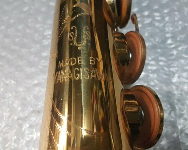 

1976 yanagisawa s6 soprano saxophone musical instrument b flat brass gold lacquer new arrival sax/saxophone-made in japan