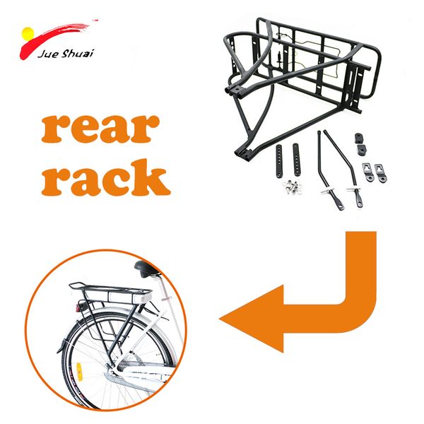 

bike rear rack 24" 26" 700c /28 29" double layer electric bike battery carrier luggage rack bicycle accessories
