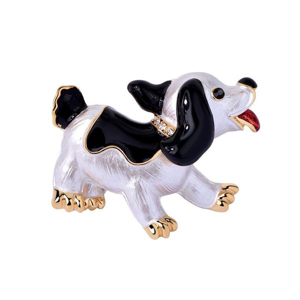 

ajojewel small dog brooch women animal jewelry gift girl pins brooches broche, Gray