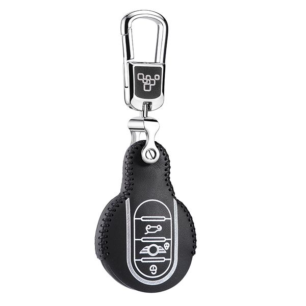 

for mini clubman 2014-2017 mini countryman 2017 mini jcw 2015 brand new leather remote key case cover holder car accessories