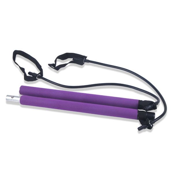 

yoga fitness stretch stick lightweight resistance band and toning bar home gym trainer portable pilates total body workout