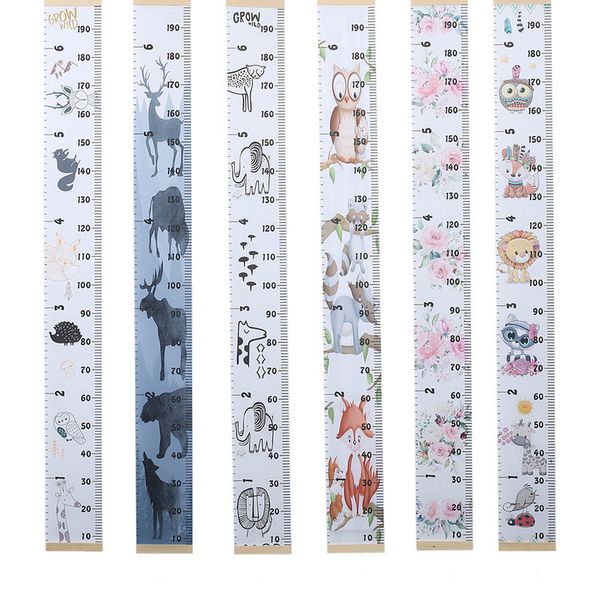 

wooden wall hanging baby child kids growth chart height measure ruler wall sticker for kids children room home decoration