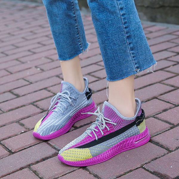 

flat shoes women's breathable coconut shoes woven running sport non-slip walking outdoor casual gym sneaker, Black