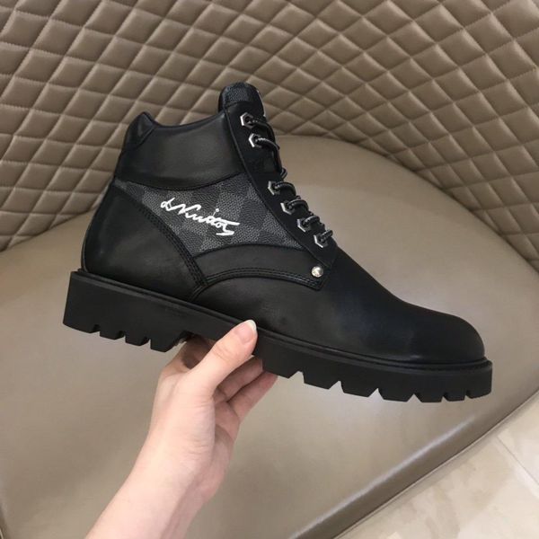 

menss high-pointed leather shoes menss korean version of the trend of wild menss shoes hairdresser tide shoes british leather boots 6967, Black