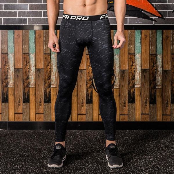 

compression gym pants men running tights fitness sports man leggings workout fitness gym quick dry tights, Black;blue