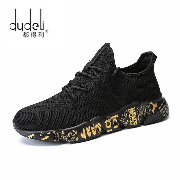 

dudeli men casual shoes breathable male shoes tenis masculino zapatos hombre sapatos outdoor sneakers men size 39-46, Black