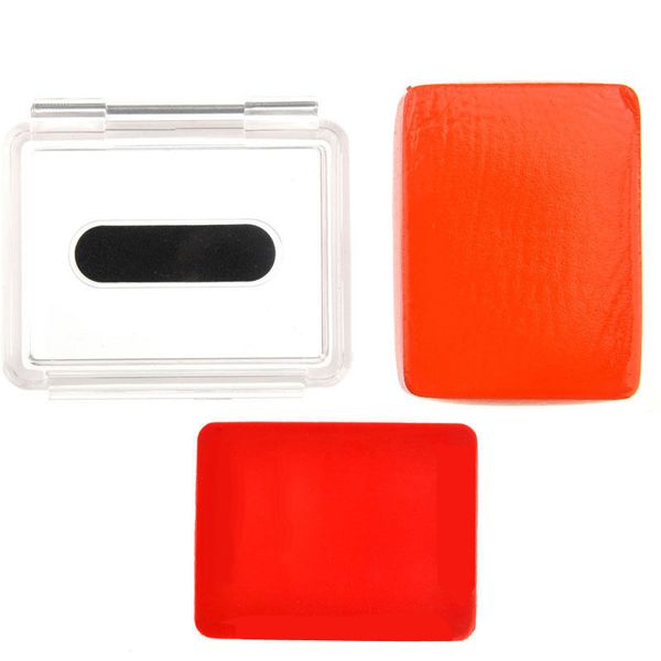 

waterproof backdoor cover with 3m adhesive floaty float box for gopro hero 3