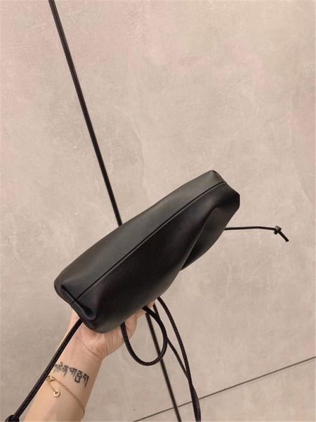 

designer leather handbags 21cm new arrival fashion black color soft selling classic cloud pack womens bags #q062//