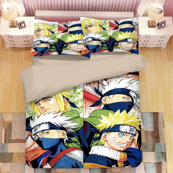 

naruto two dimensional student dormitory animation bedspread quilt cover
