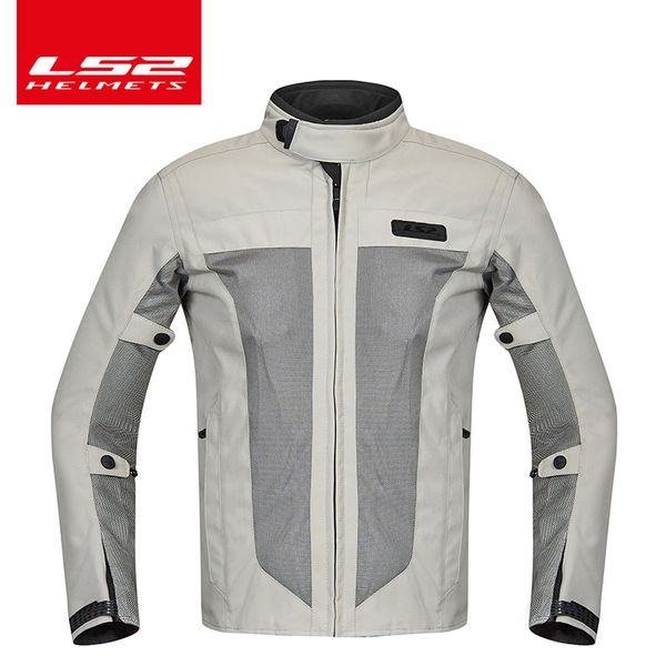 

ls2 motorcycle jacket motorbike riding jacket windproof motorcycle full body protective gear armor autumn winter moto clothing, Black;blue