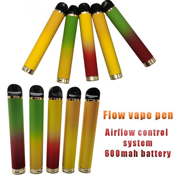

Новый поток Одноразовые Vape ручки 8 цветов Случайные доставки 600mAh 4мл Vape Картриджи Пустой Распылитель Airflow Система управления с кодом безопасности