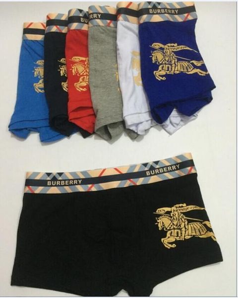 

смешанные высокое качество мужские краткое сексуальное нижнее белье человек боксер шорты трусы письмо шаблон 6 pecs ствол хлопок мужской пен, Black;white