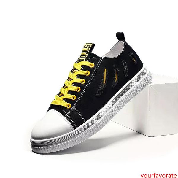 

2019 casual shoes for men women black white breathable comfortable outdoor feather shoes sports sneakers size 40-44