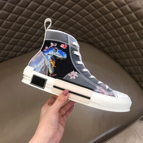 

холст обувь высокое качество b23 oblique sneaker tissu техника цветы тапки мужчин женщин моды лучшее качество холст обувь кроссовки сандалии, Black