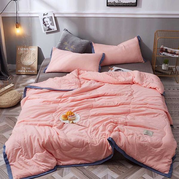 

latest summer quilted blanket for sleeping nap air condition sofa couch coverlet travel comforter